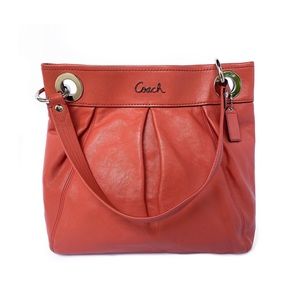 Coach | Coral Leather Shoulder Bag